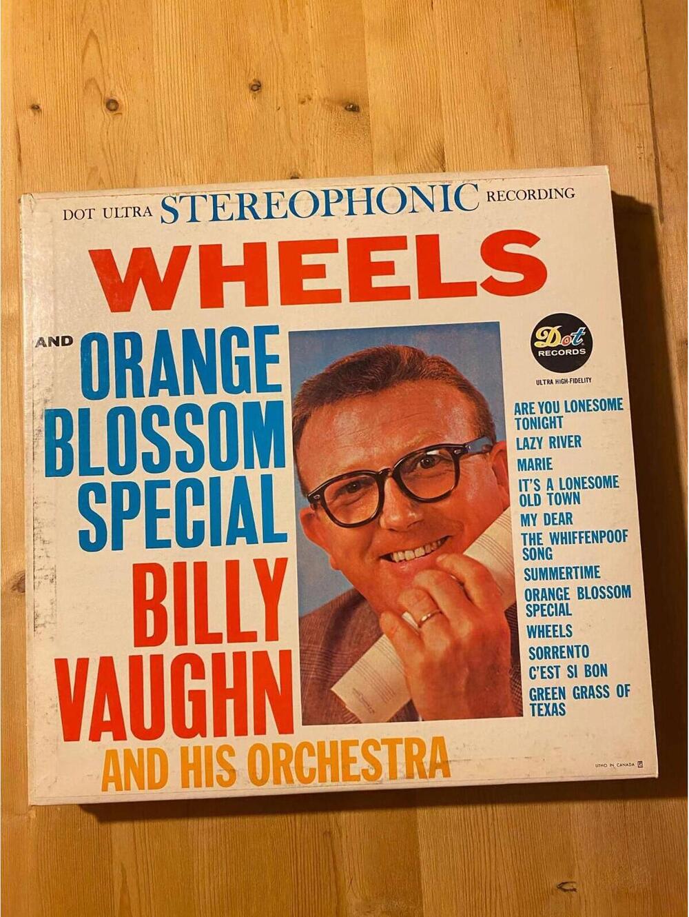 Billy Vaughn – Orange Blossom Special And Wheels Vintage 33rpm VG+ AB29